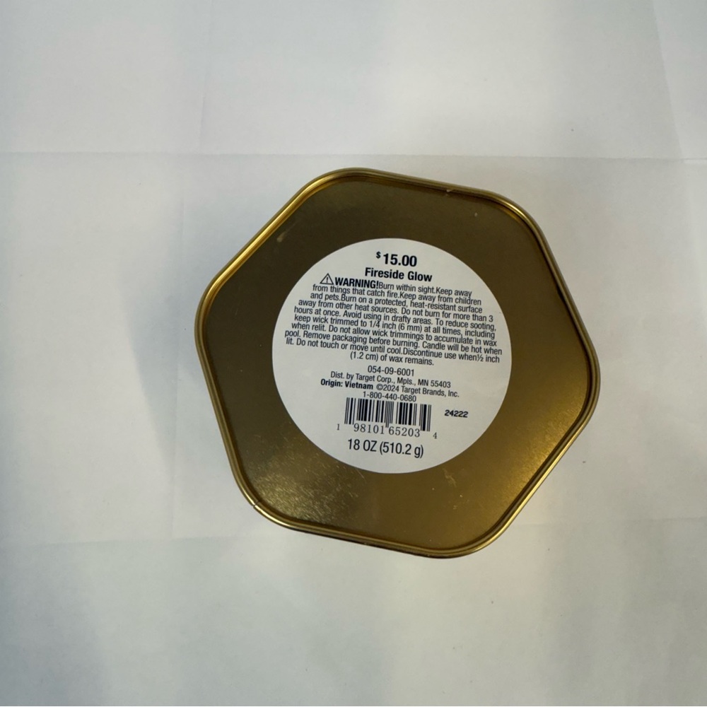Target Fireside Glow Scented Candle 3 Wick - Picture 7 of 8